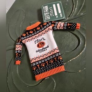Titos Handmade Vodka Bottle Sweater